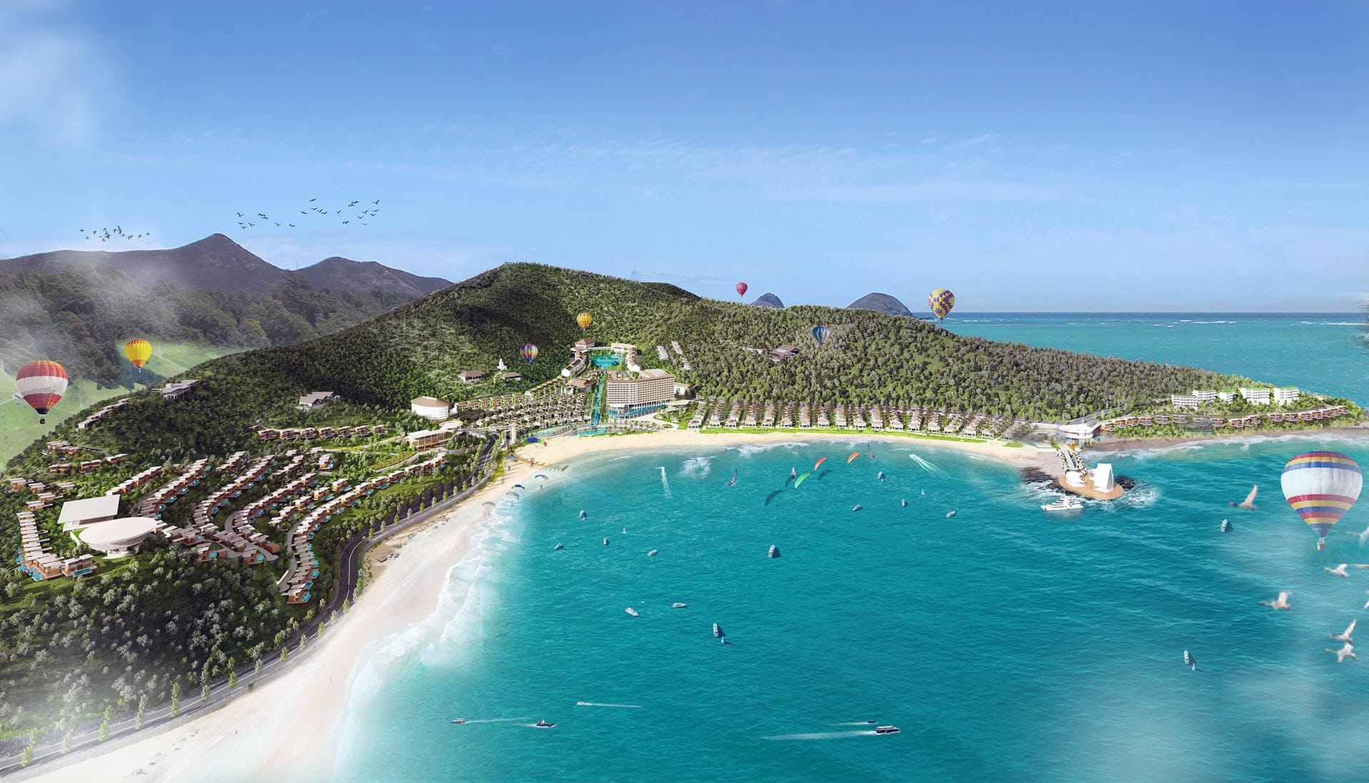 Phối cảnh khu đô thị giải trí và nghỉ dưỡng Vinhomes Haivan Bay