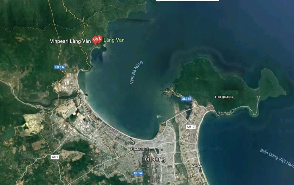 Vi tri Du an vinhomes hai van da nang min min