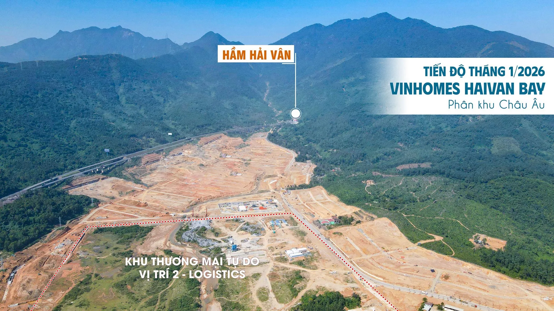 [Tháng 1/2026] Tiến độ thi công phân khu Châu Âu