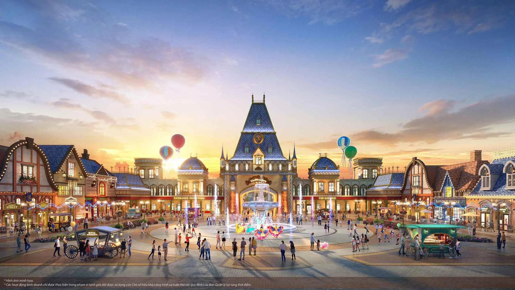 Phối cảnh Vinwonders Hải Vân Bay (Ảnh minh họa)