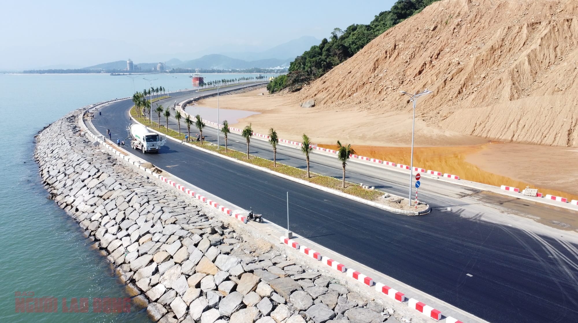 Đến thời điểm hiện tại, khối lượng thi công dự án cảng Liên Chiểu đã đạt khoảng 97% giá trị hợp đồng.