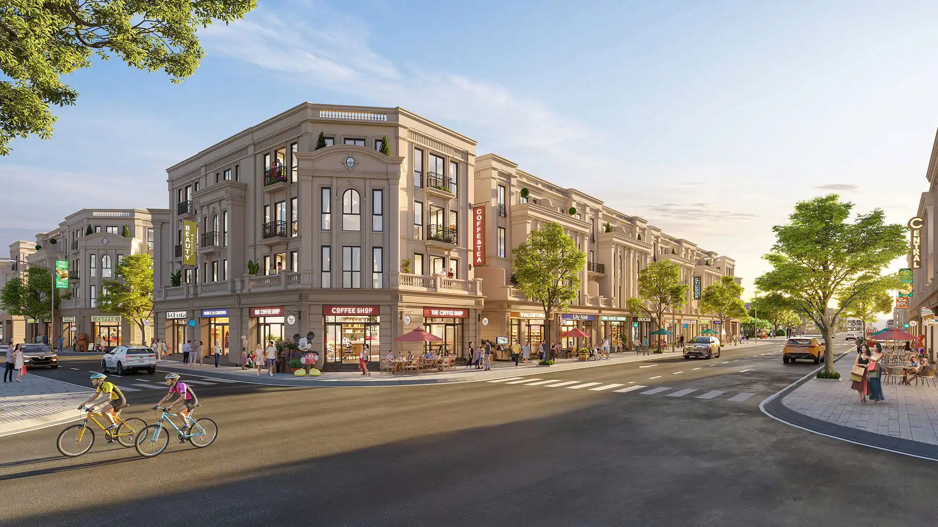 Dãy Shophouse thương mại tại Pearl Rivera