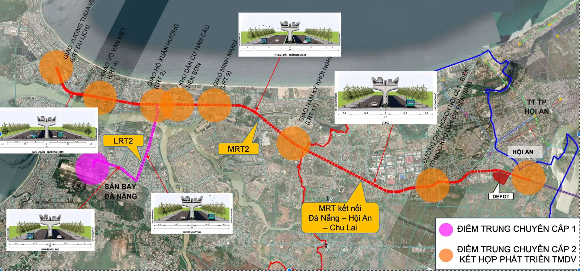 Quy hoạch tuyến đường sắt đô thị Đà Nẵng – Hội An