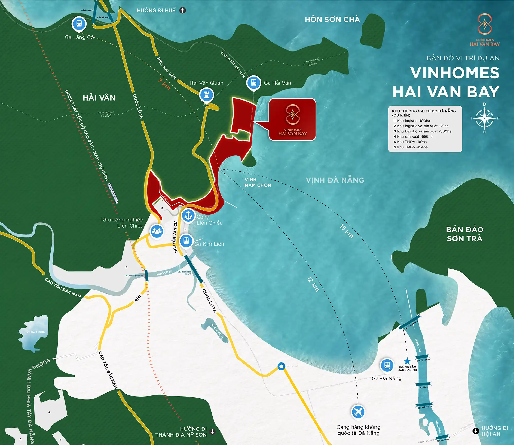 Vị trí dự án Vinhomes Hải Vân Bay nằm ngay cạnh cảng Liên Chiểu, sở hữu địa thế vàng, kết nối thuận tiện đến trung tâm thành phố và các điểm du lịch nổi tiếng Vị trí dự án Vinhomes Hải Vân Bay nằm ngay cạnh cảng Liên Chiểu, sở hữu địa thế vàng, kết nối thuận tiện đến trung tâm thành phố và các điểm du lịch nổi tiếng