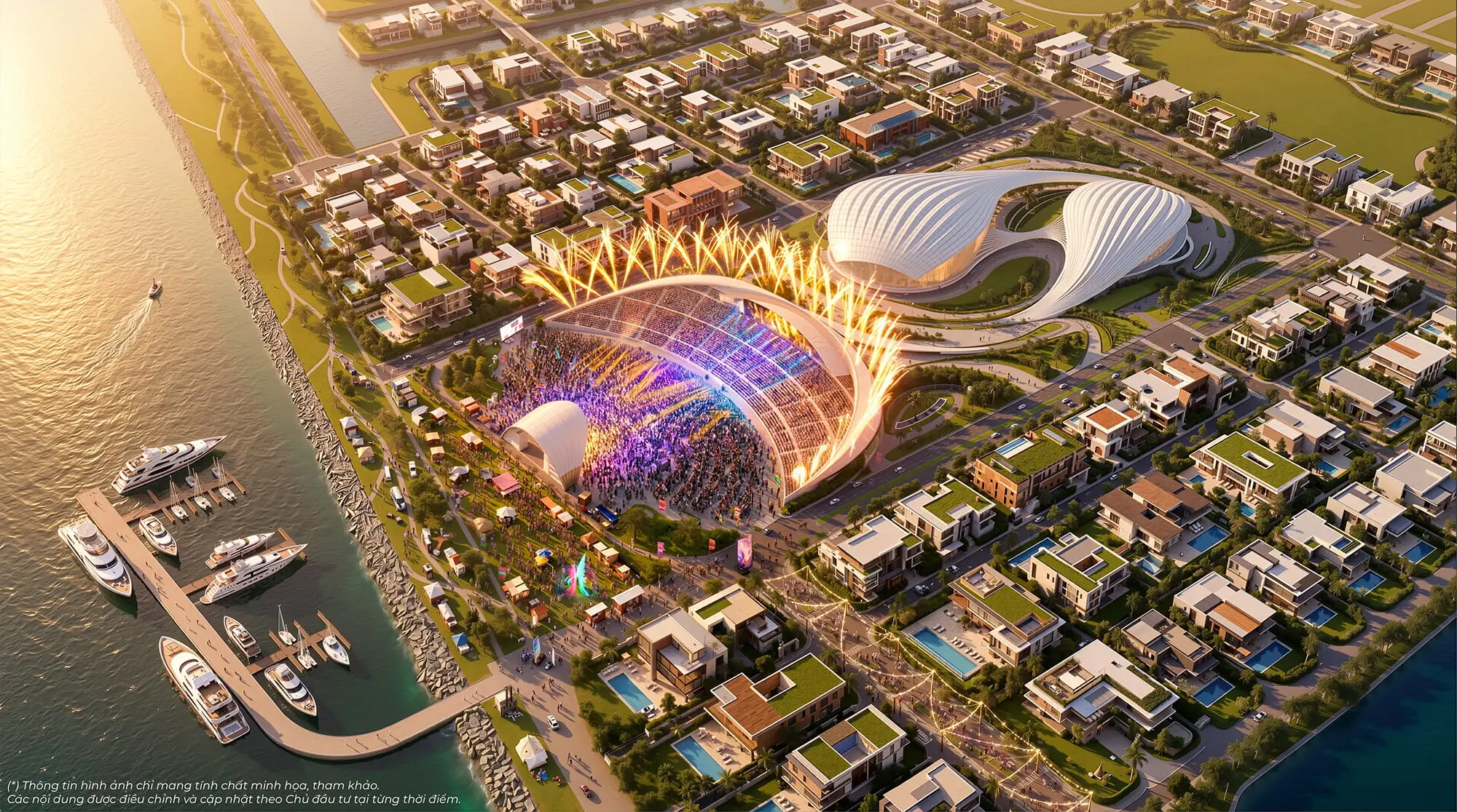 Phối cảnh nhà hát Wonder Theatre tại Vinhomes Global Gate Hạ Long